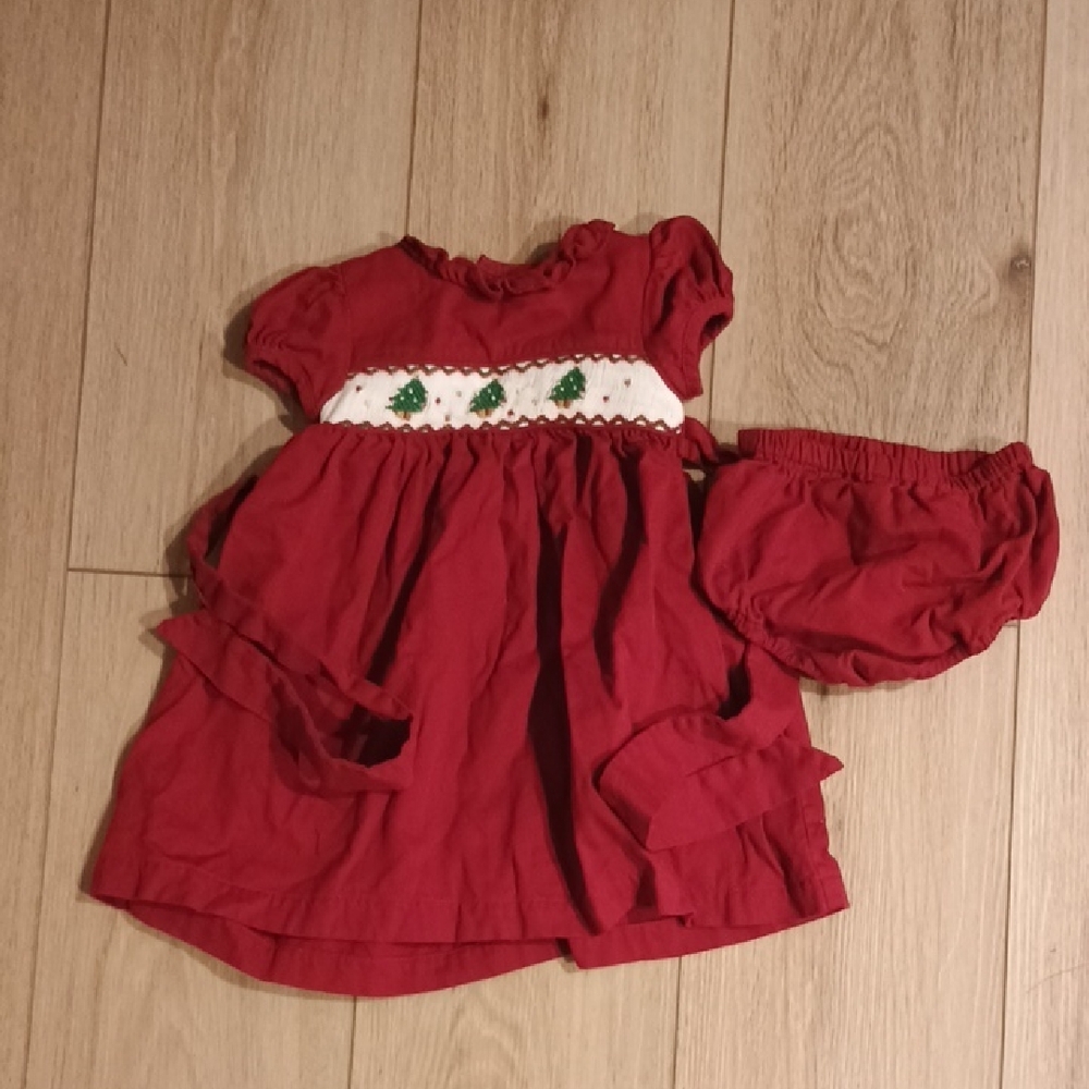 Edgehill Collection Red Baby Christmas Outfit